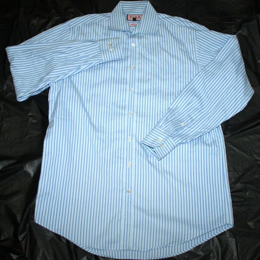 Thomas‎ Pink Traveller Classic Long Sleeve Button S